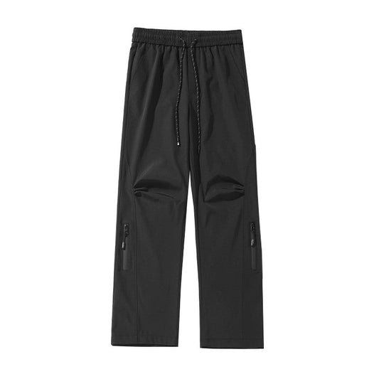 Athletic Drawstring Relaxed Fit Track Pants