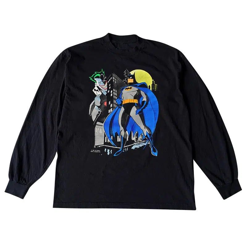 Vintage B@tman Long Sleeve T-Shirt