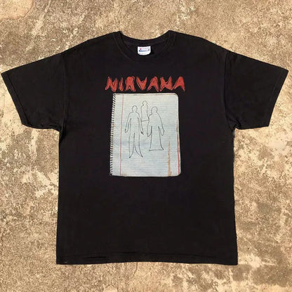 Vintage Nirv@na Notebook Tee