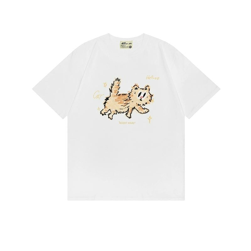 Cat Graphic T-Shirt