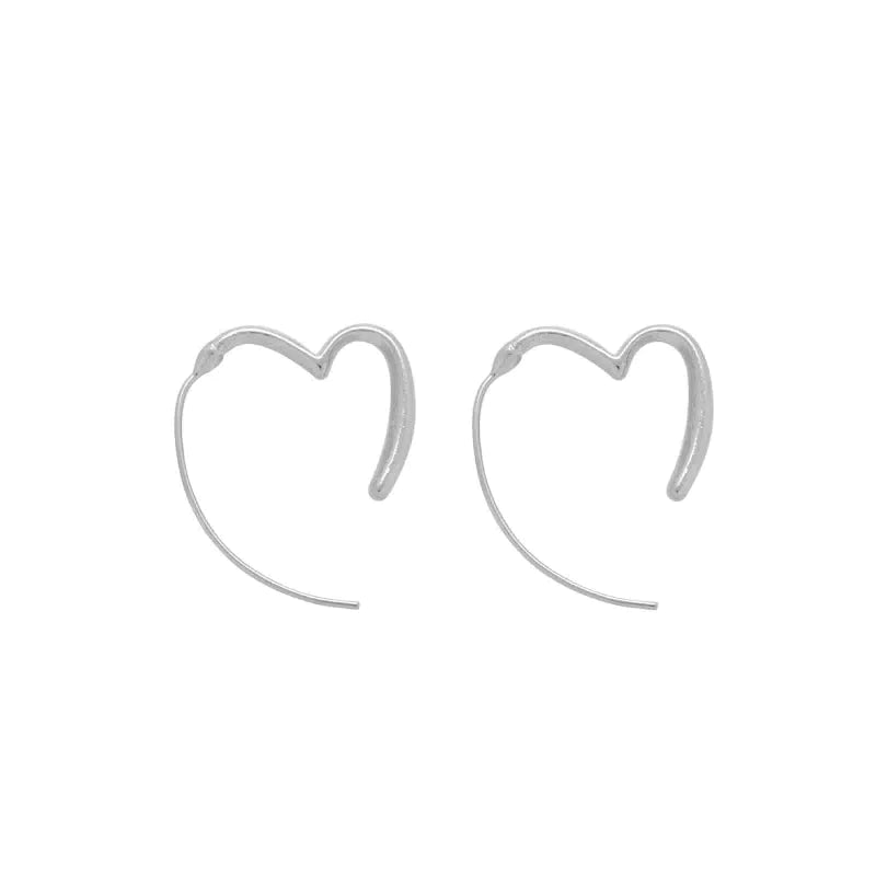 Simple Heart Shape Earrings