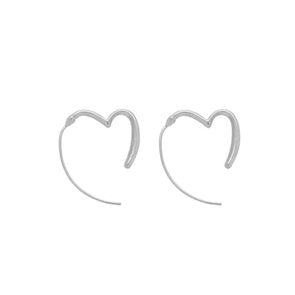 Simple Heart Shape Earrings