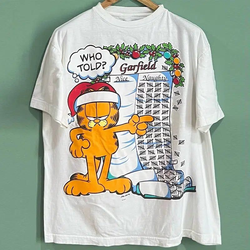 Vintage Christmas Garf!eld T-Shirt