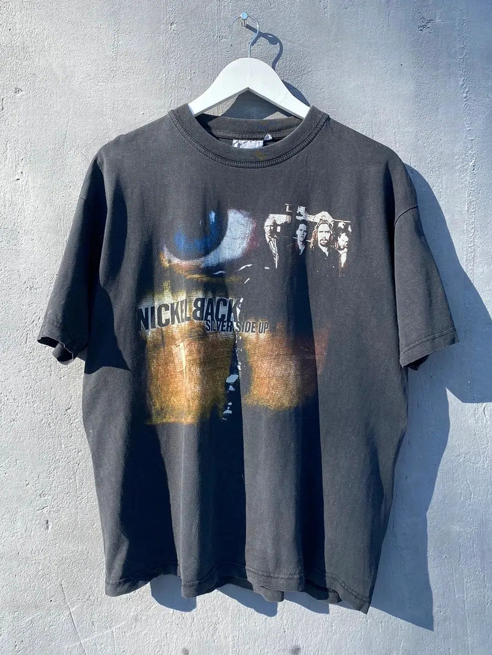 Vintage Nick3Lback Silver Side Up Tee