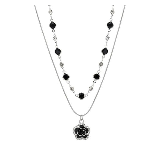 Camellia Double Layer Necklace