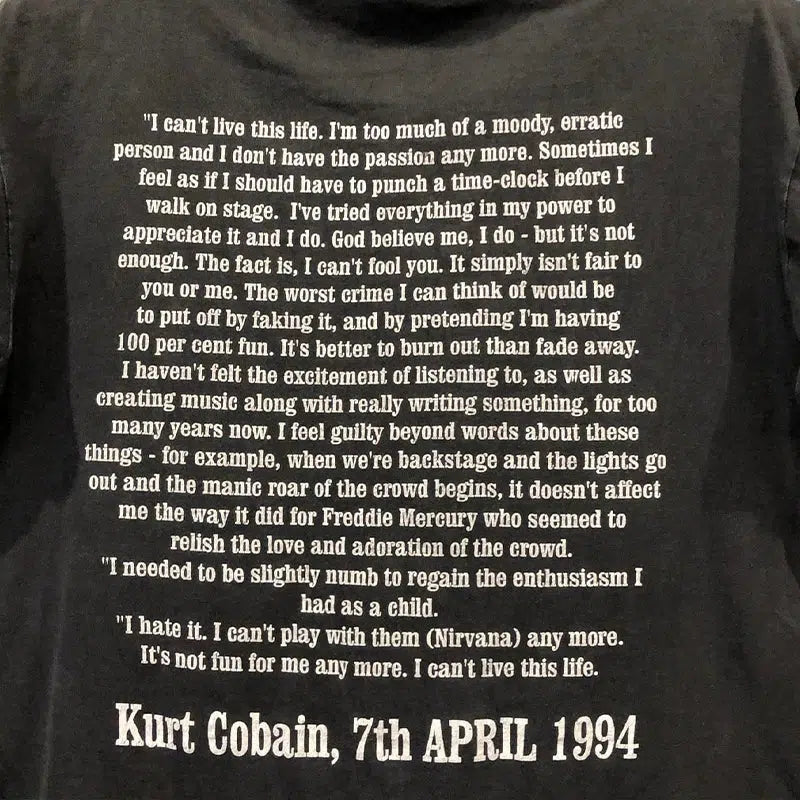 Vintage Kurt C0bain Tee