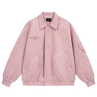Collared Embroidery Detail  Jacket