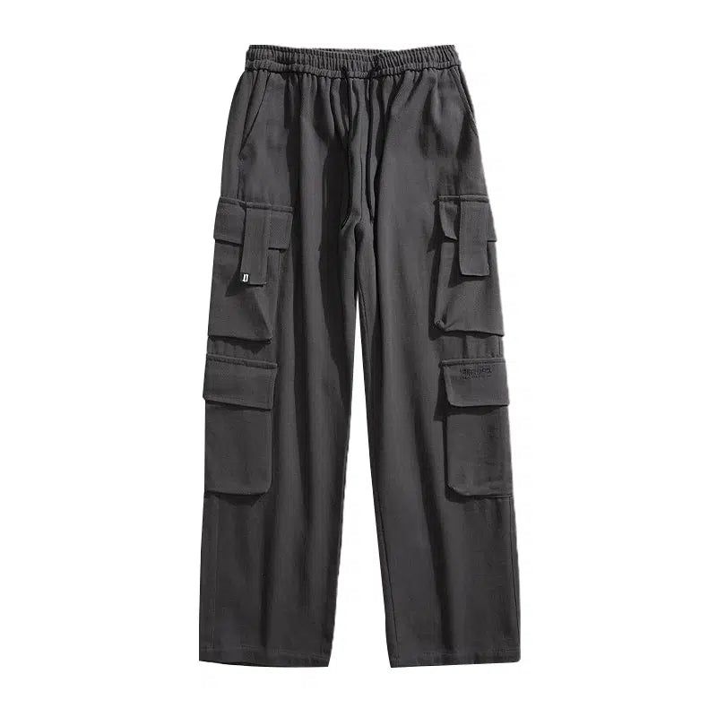 Multi-Pocket Gartered Cargo Pants