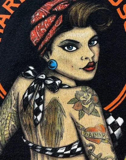 Vintage Harley D@vidson Tattoo Tee