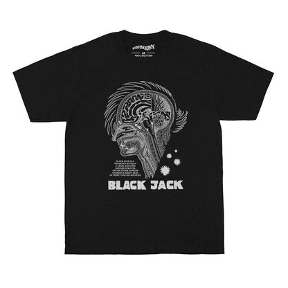 Vintage Black Jack Tee Shop Streetwear Fashion T-Shirt Streetwear Kitchen