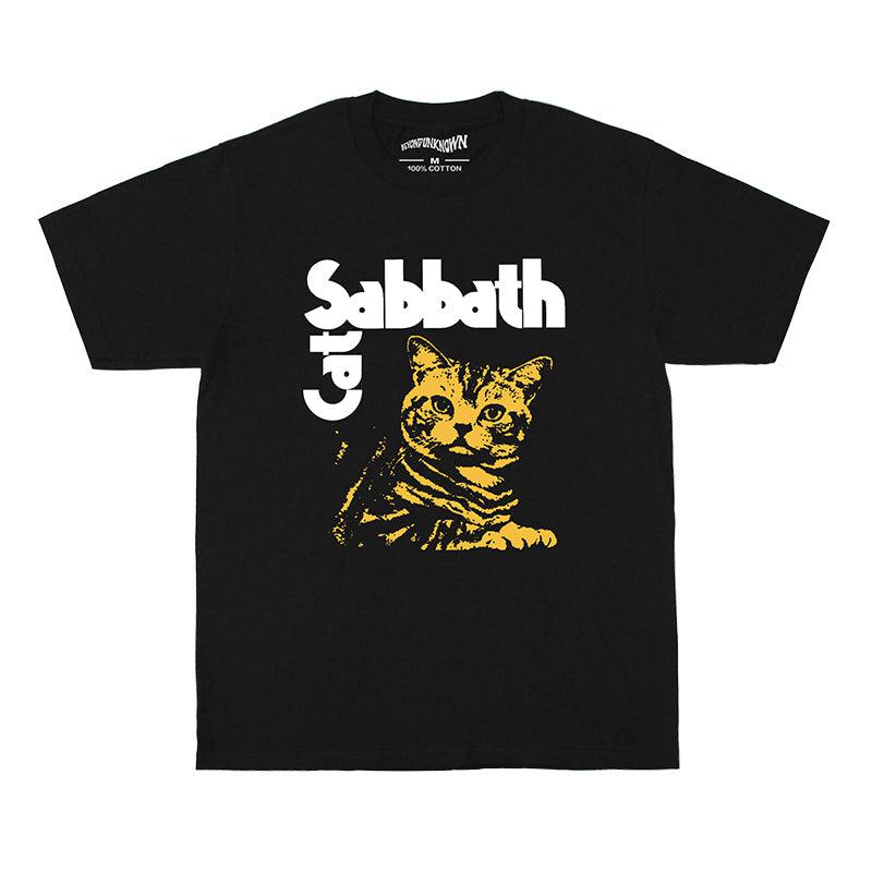 Vintage Cat Sabbath Tee Shop Streetwear Fashion T-Shirt Streetwear Kitchen