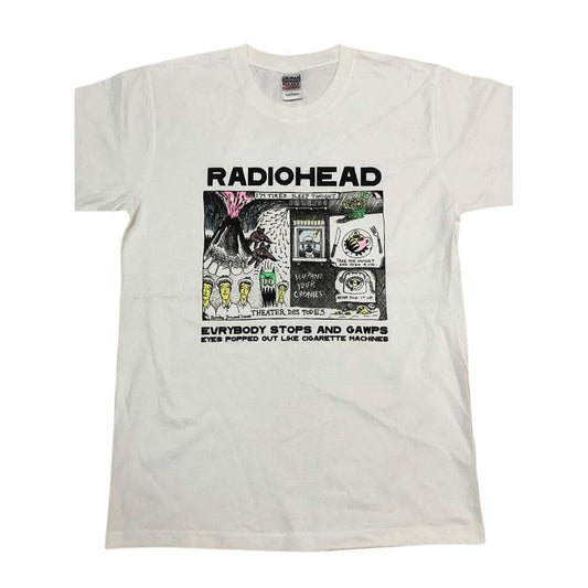Vintage Radi0head Theater Des Todes Tee Shop Streetwear Fashion T-Shirt Streetwear Kitchen