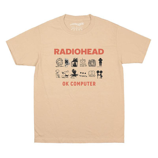 Vintage Radiohead Computer Tee Shop Streetwear Fashion T-Shirt Streetwear Kitchen