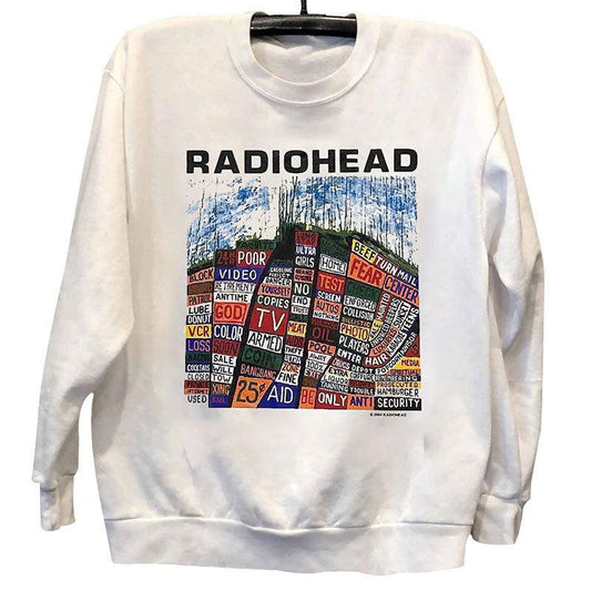 Vintage Radiohead TV Thin Crewneck Shop Streetwear Fashion Crewneck Streetwear Kitchen
