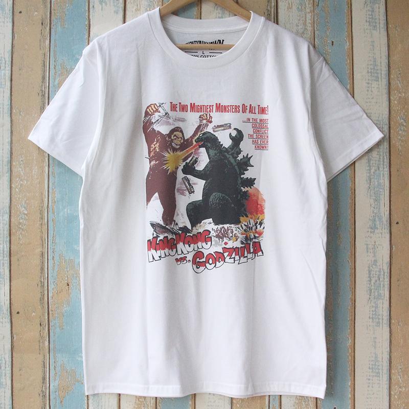 Vintage Vintage G0dZilla Vs Kong Tee Shop Streetwear Fashion T-Shirt Streetwear Kitchen