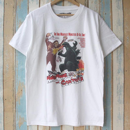 Vintage Vintage G0dZilla Vs Kong Tee Shop Streetwear Fashion T-Shirt Streetwear Kitchen